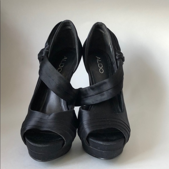 Aldo satin high heels with side bows - Picture 2 of 5